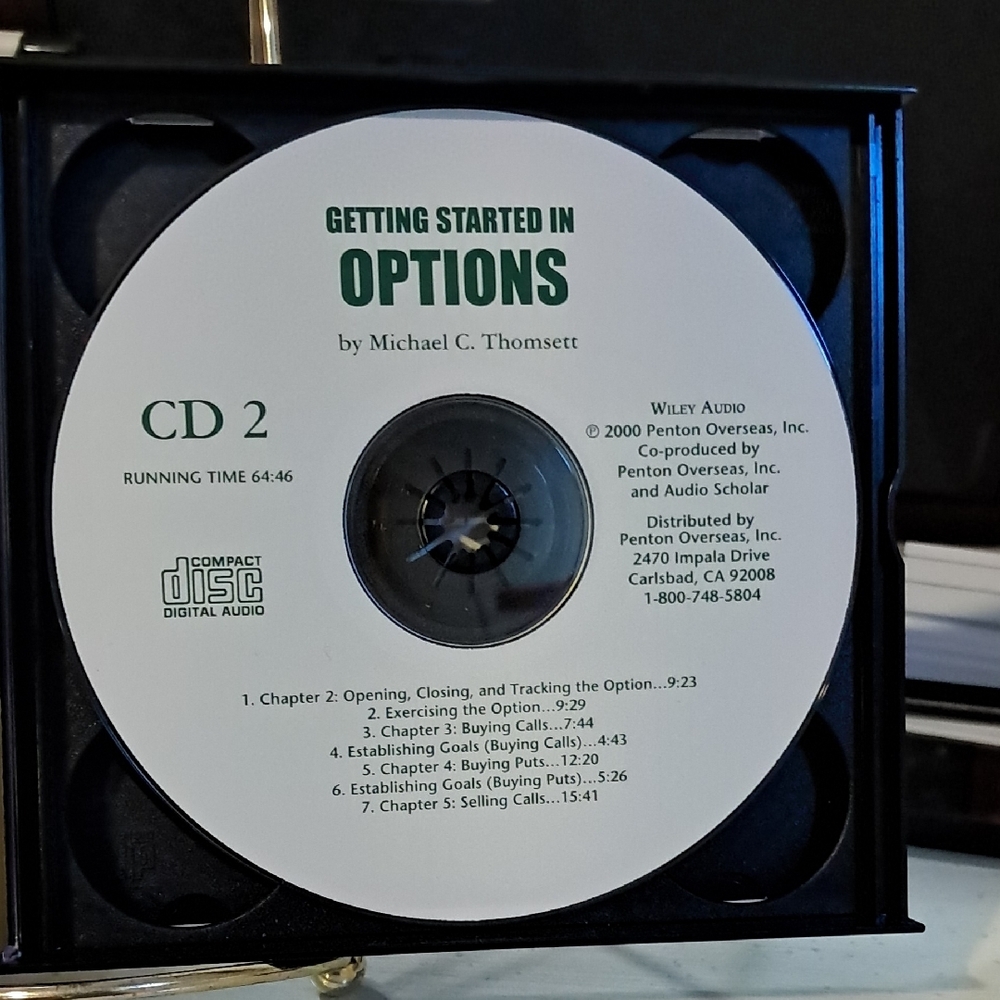 Getting Started in Options CD - Set - Picture 7 of 9